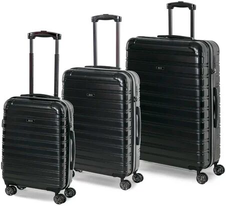 Rock Chicago 3 Piece Lightweight Hard Shell Luggage Set Rock