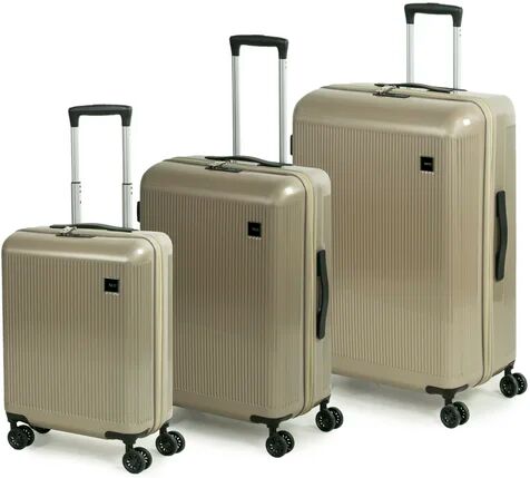 Rock Windsor 3 Piece Hard Shell Luggage Set Rock Finish: Champagne Standard