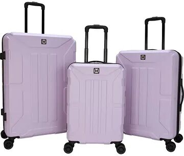 Travel Hardware 3-Piece Hardside Spinner Luggage Set, Lt Purple