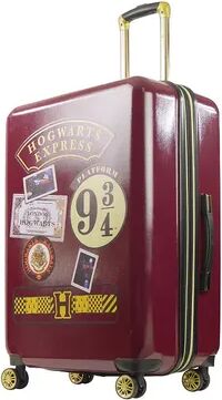 ful Harry Potter Hogwarts Express Hardside Spinner Luggage, Dark Red, 21 Carryon