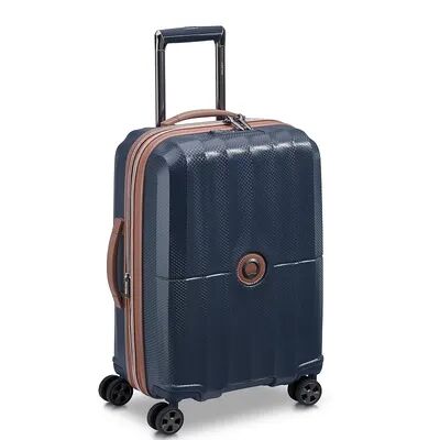 Delsey St. Tropez Hardside Spinner Luggage, Blue, 28 INCH