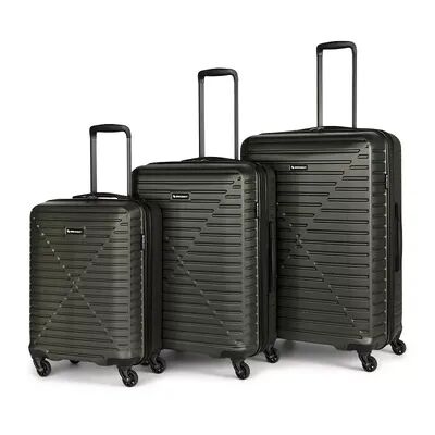 Swiss Mobility DCA Collection 3-Piece Hardside Spinner Luggage Set, Green, 3 Pc Set