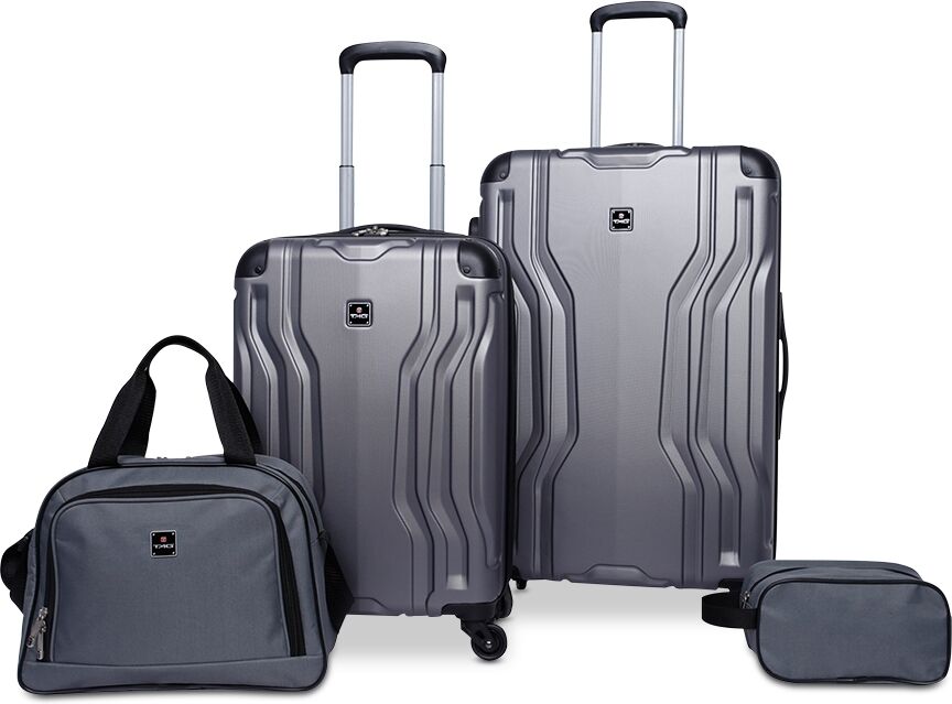 Tag Legacy 4-Pc. Luggage Set, Created for Macy's - Charcoal