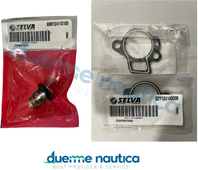 SELVA MARINE Kit Termostato + Guarnizione originali 66M-12411-01 e 62-Y12414-00