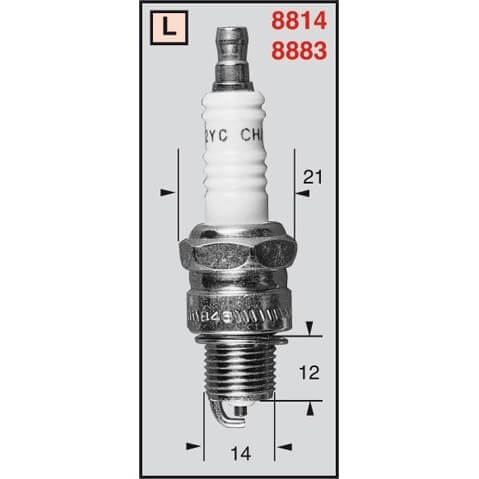 CHAMPION Świeca Zapłonowa Champion L92yc/oe059/t10 #