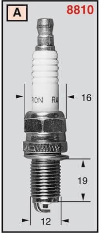 CHAMPION Wtyczka Iskra Champion Ra4hcx Oe052