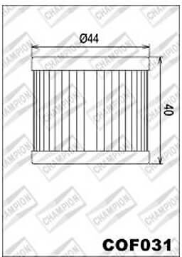 Champion Filtr Oleju Cof 031