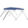 vidaXL Toldo em 4 arcos Bimini 243x196x137 cm azul