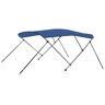 vidaXL Toldo em 3 arcos Bimini 183x140x137 cm azul