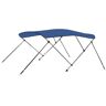 vidaXL Toldo em 3 arcos Bimini 183x160x137 cm azul