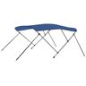 vidaXL Toldo em 3 arcos Bimini 183x196x137 cm azul