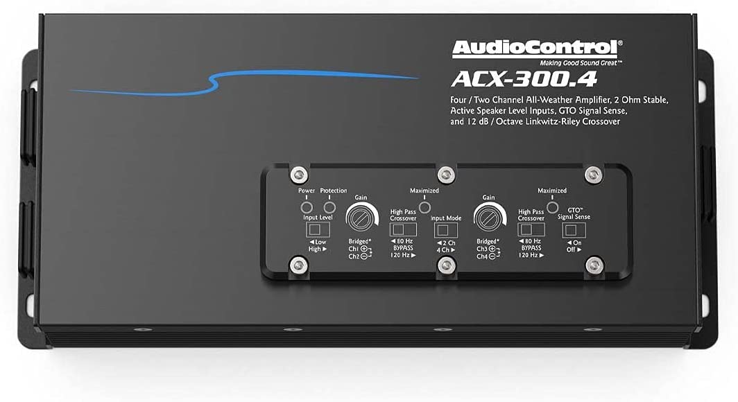 Stinger Off-Road Audio Control ACX-300.4 4-Channel 300 Watt All Weather Amplifier