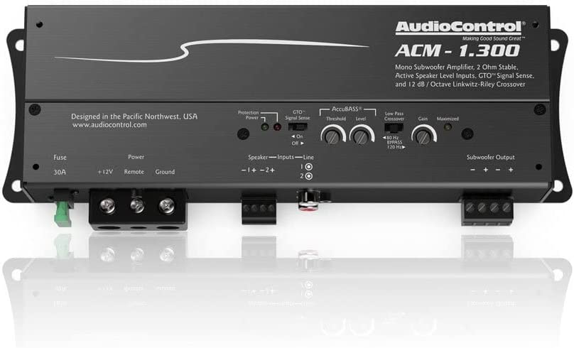 Stinger Off-Road Audio Control ACM-1.300 Monoblock Micro Amplifier with Accubass