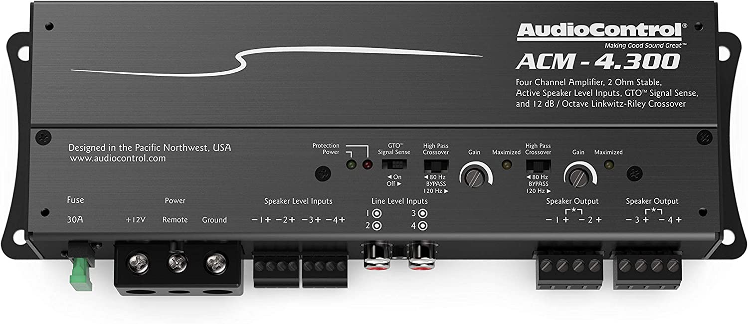 Stinger Off-Road Audio Control ACM-4.300 4-Channel Micro Amplifier