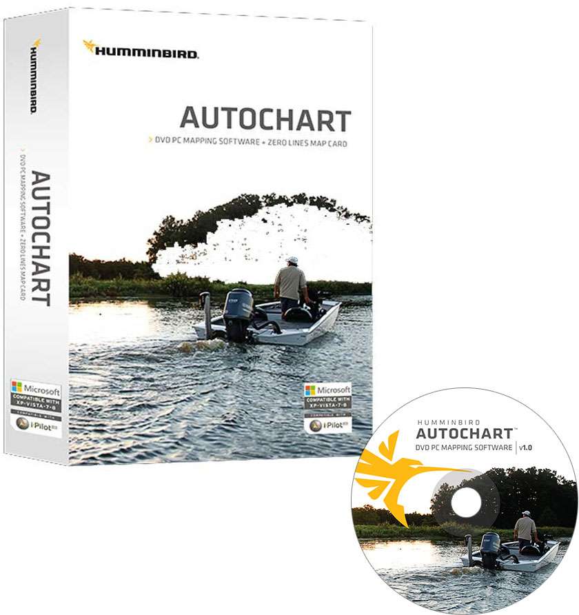 Humminbird - 600031-1 Autochart DVD PC Mapping Software