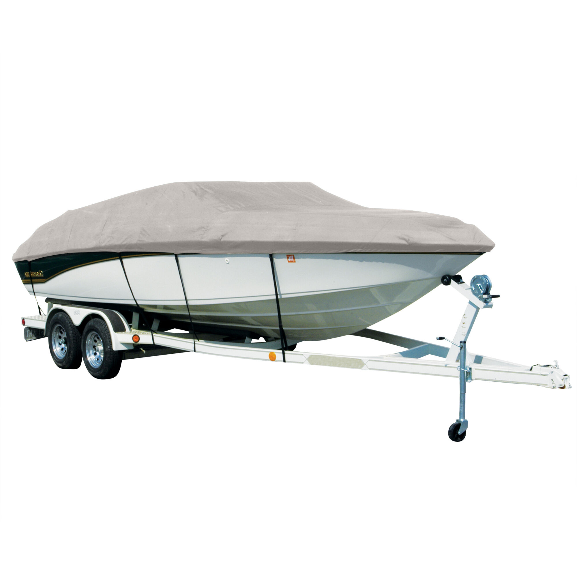 Covermate Exact Fit Sharkskin Boat Cover For Supreme 19 Cs Does Not Cover PLATFORMm in Silver