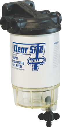 Moeller Clear Site Water Separating Fuel Filter System w/ Powder-Coated Head