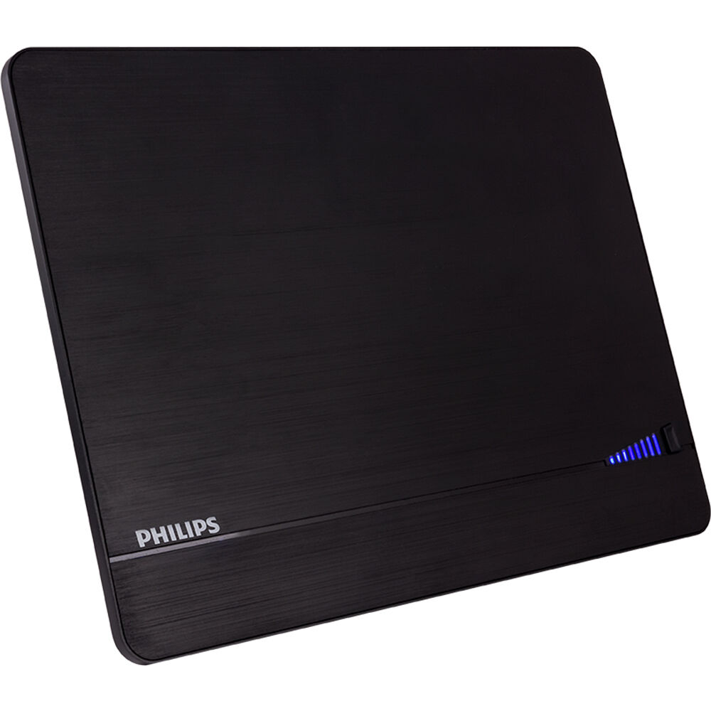 Philips HD Signal Finder Amplified Antenna in Black