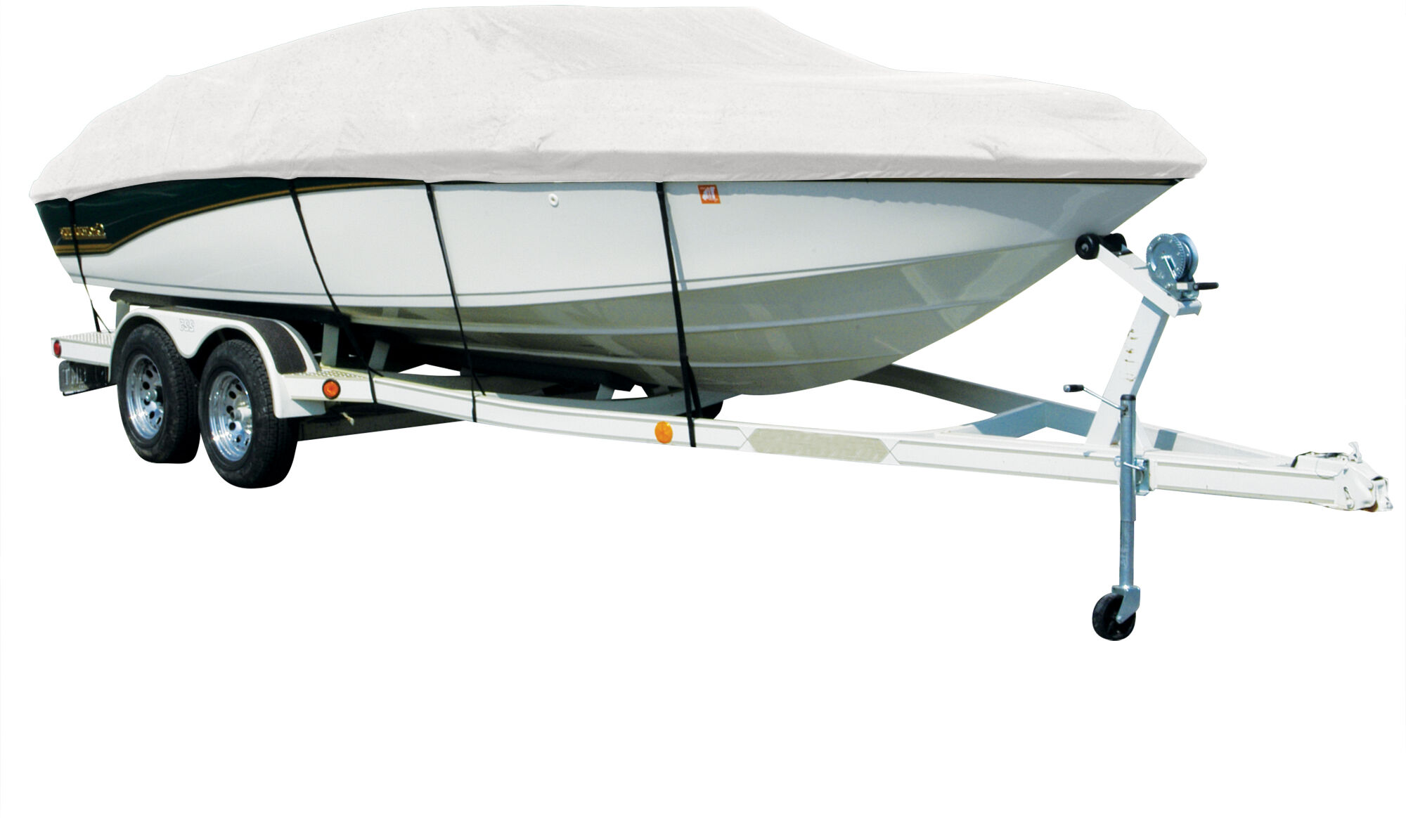 Covermate Sharkskin Plus Exact-Fit Cover for Bayliner Deck Boat 217 Deck Boat 217 Does Not Cover Ext. PLATFORMm w/ Port Trolling Mtr. I/O. White