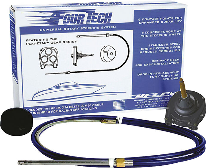 Uflex USA Fourtech Mach Rotary Steering System