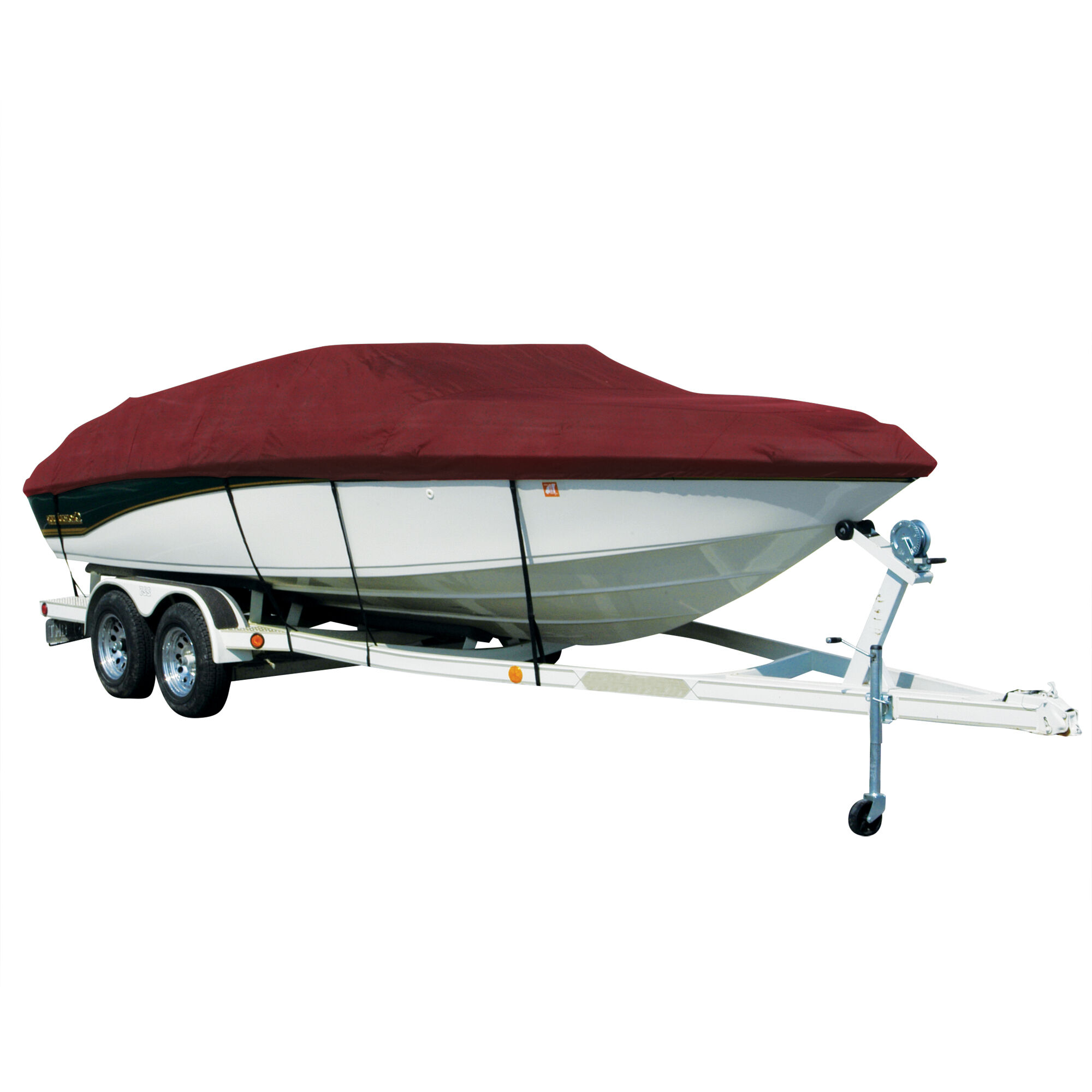Covermate Exact Fit Sharkskin Boat Cover For Supreme 19 Cs Does Not Cover PLATFORMm in Burgundy