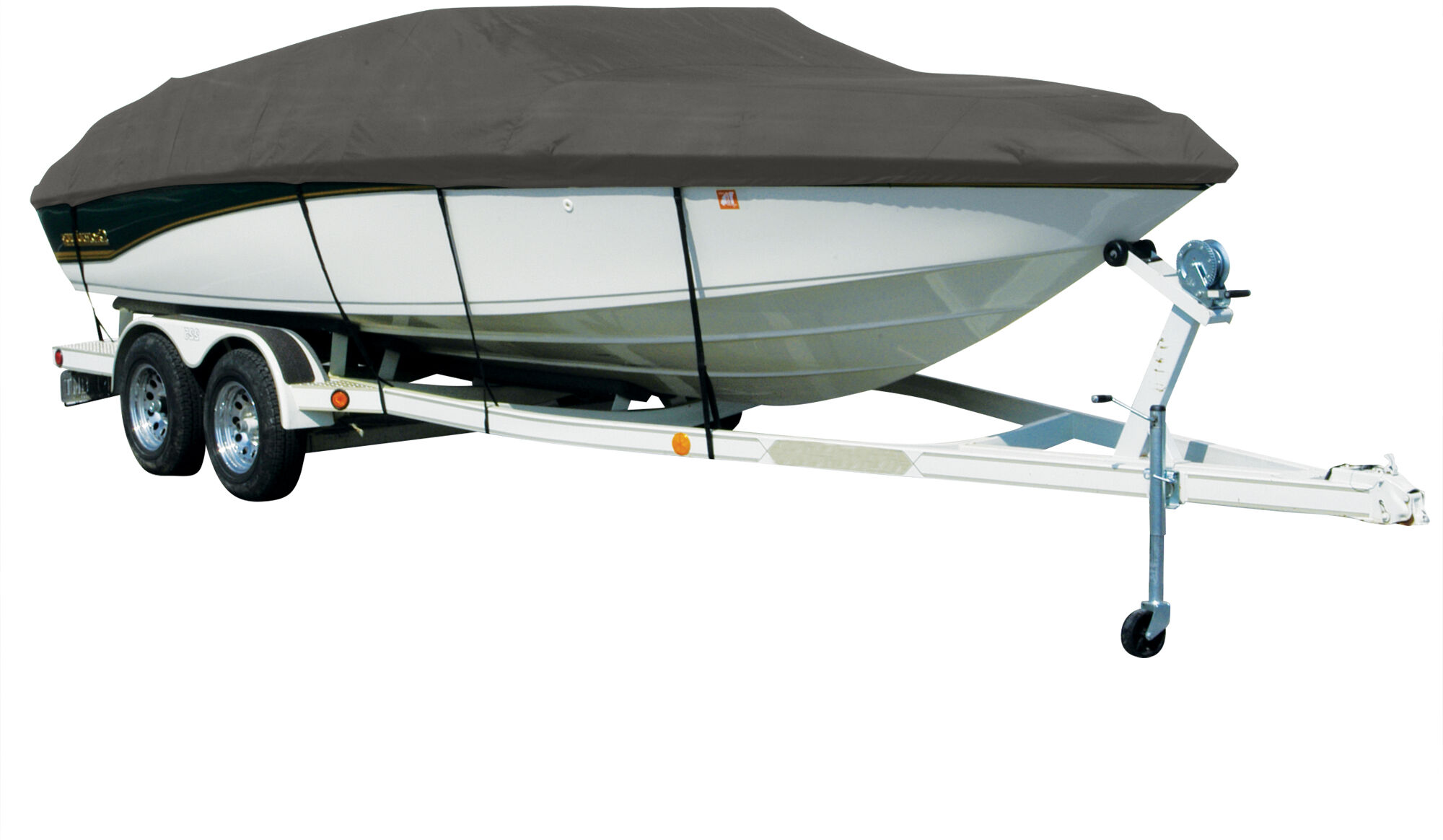 Covermate Lund 1800 PRO-V SE w/ Port Trolling Motor O/B Boat Cover in Charcoal