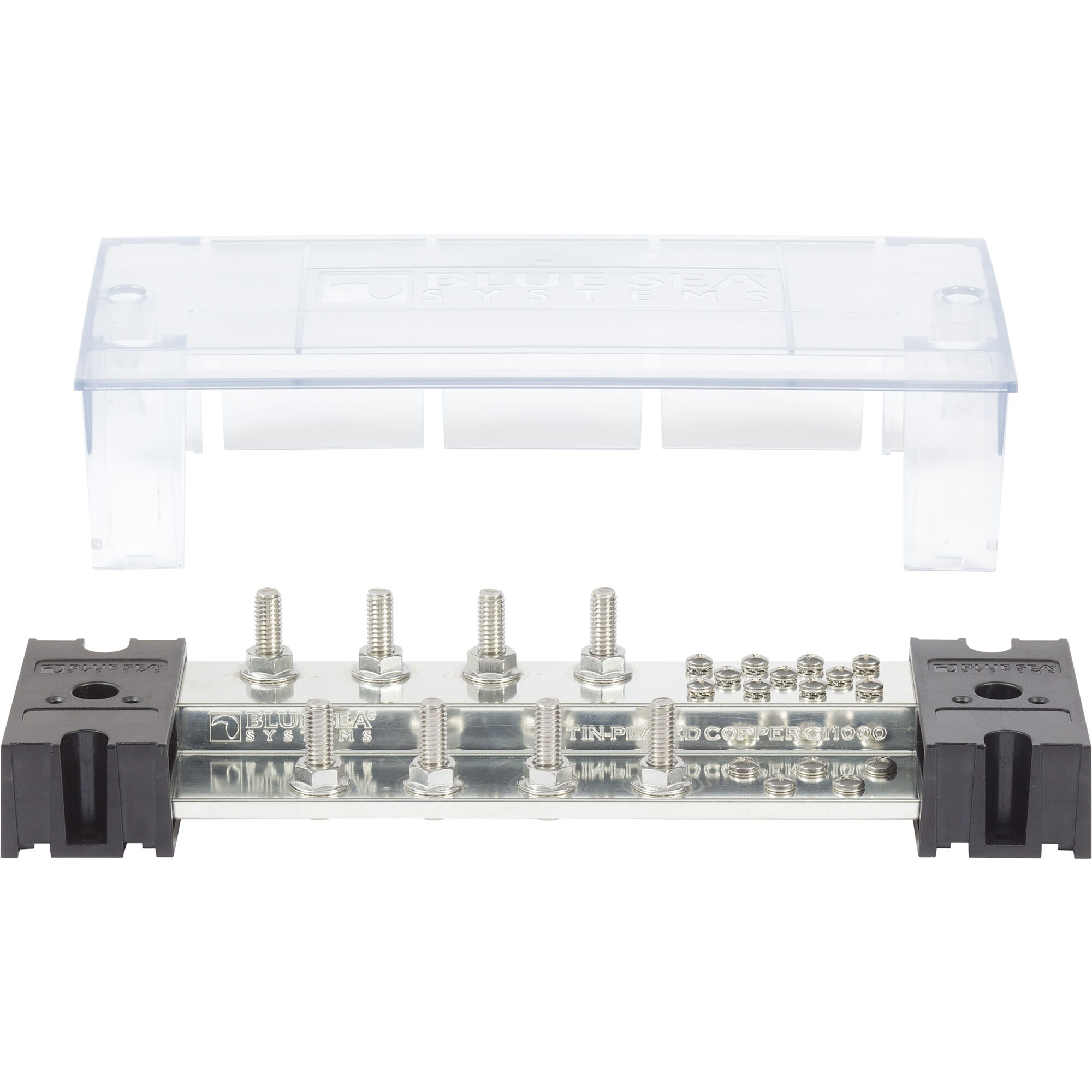 Blue Sea Systems PowerBar 1000A Common Busbar, 8 x 5/16" Terminal Studs