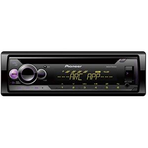 Pioneer DEH-S220UI , 1DIN RDS-Autoradio mit roter Tastenbeleuchtung , Display weiß , Android-Unterstützung , iPhone-Steuerung , 5-Band Equalizer , CD , MP3 , USB , AUX- Eingang , ARC App