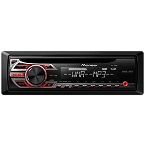 Pioneer DEH-150MP CD-Tuner, Front AUX-IN, 4x 50 Watt, Displaybeleuchtung weiß, Tastaturbeleuchtung rot, MOSFET-Verstärker, 5-Band Graphic Equalizer