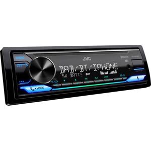 JVC KD-X482DBT USB-Autoradio mit DAB+ & Bluetooth Freisprecheinrichtung (USB, AUX-In, 3 x Pre-Out 2, 5V, Amazon Alexa, Soundprozessor, 4x50 W, VAR. Beleuchtung), Schwarz