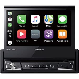 Pioneer AVH-Z7200DAB-AN inkl. DAB-Antenne, 1-DIN-Multimedia Player, ausklappbarer 7-Zoll ClearType-Touchscreen, Smartphone-Anbindung, Apple Car Play, USB, Bluetooth, 13-Band-Grafikequalizer