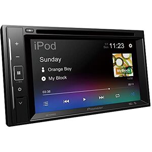 Pioneer AVH-A240DAB 2-DIN-Multimedia Player, 6,2-Zoll ClearType-Touchscreen, Smartphone-Anbindung, USB, DAB/DAB+ Digitalradio, Bluetooth, 13-Band-Grafikequalizer