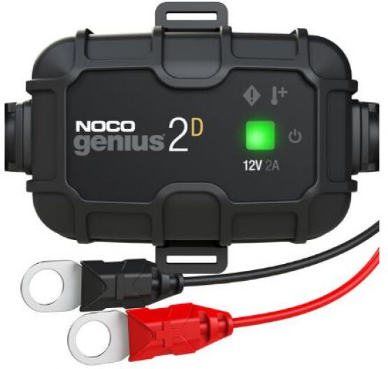 Noco Genius Battery Charger 12 V, 2 A - Direktmontage Ladegerät für 12 V Autobatterien