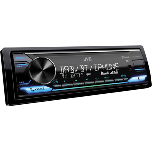 JVC KD-X482DBT - DAB+ Autoradio mit USB, Bluetooth und Vario Colour