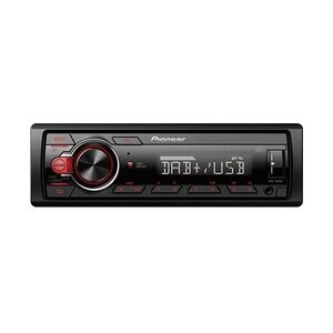 Pioneer MVH-130DABAN Auto Media-Receiver Schwarz, Rot 200 W