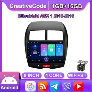 Creativecode 10 Zoll Android Für Mitsubishi Asx 1 2010-2016 Auto Radio Multimedia Video Player Gps Navigation Wifi 1 + 16 Gb