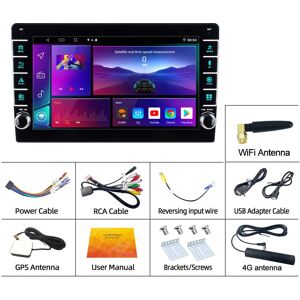 Reakosound Car Life 8 Core Android Auto Audio 8'' Multimedia Player Ips Bildschirm Carplay Android Auto Wifi & 4g Gps 2 Knöpfe Auto Stereo