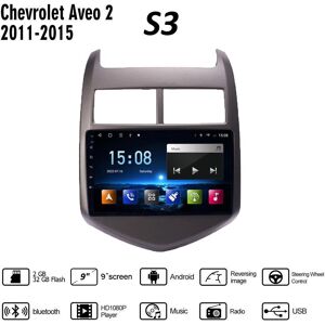 Yousui Auto Parts Drahtloses Autoradio Carplay Für Chevrolet Aveo 2 Sonic 2011 - 2015 Android 10 Multimedia Video Player Gps Navigation Wifi 2+32gb