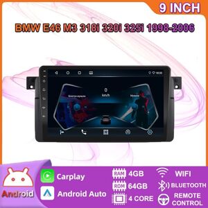 Baodandp Android Autoradio Carplay Für Bmw E46 M3 Rover 318/320/325/330/335 1998-2006 Auto Multimedia Video Player Gps Navigation Wifi 4 + 64gb