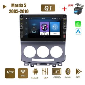 Icreative 8 Zoll 2 Din Android Autoradio Multimedia Video Player Für Mazda 5 2005-2010 Mit Knopf Knopf Wifi Bt 1+32gb