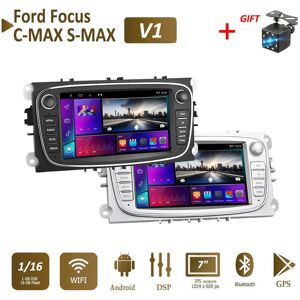 Icreative 2 Din Autoradio Android Auto Multimedia Video Player Für Ford Focus Mondeo C-Max S-Max Galaxy Ii Kuga 7