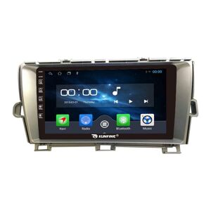 Kunfine Android Radio Carplay/android Auto Auto Navigation Multimedia Player Gps Rds Dsp Stereo Für Toyota Prius 2009-2014
