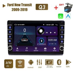 Icreative Radio 2 Din Android Auto Gps Navigation Für Ford New Transit 2009-2019 Mit Knopf Knopf Multimedia Player Stereo Audio Auto Carplay 2+32gb
