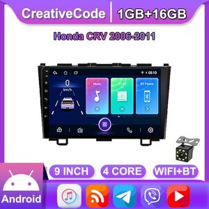 Creativecode 9 Zoll Android Für Honda Crv 2006-2011 Auto Radio Multimedia Video Player Gps Navigation Wifi 1 + 16 Gb