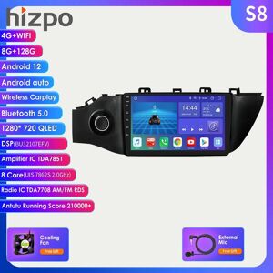 Hizpo 2din Android Autoradio Multimedia Video Player Für Kia Rio 4 Rio 2017 2018 2019 Navigation Gps Carplay 4g Wifi Lenkrad Bluetooth Rds Am Fm Usb