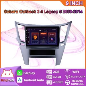 Abmosq Icreative Android Autoradio Für Subaru Outback 3 4 Legacy 5 2009-2016 Multimedia-Player Gps Navigation 2 Din Stereo