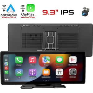 Icreative 9,3 Zoll Autoradio Dash Cam Videorecorder Mp5 Player Wireless Carplay Android Auto Touchscreen Bluetooth