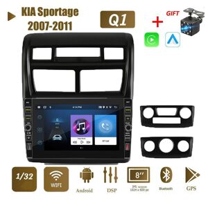 Icreative 8 Zoll Android Autoradio Für Kia Sportage 2007-2011 Mit Knopf Knopf Auto Multimedia-Player Gps Navigation Wifi 2din Stereo 1 + 32gb