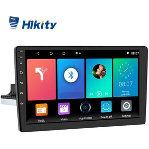 Hikity 10,1 Zoll 1 Din Android 9.1 Autoradio Autoradio Gps Navigation Wifi Auto Dvr Bluetooth Fm Auto Mp5 Player Auto Video Stereo Usb Multimedia