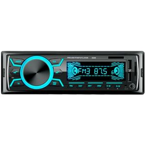 Tomtop Jms 7 Farbige Led-Autoradio Bt Autoradio Dual Usb Schnellladung Usb Stereo Audio Mp3 Id3 Wma Aux-In